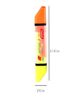Eselon Dual Side Highlighter Marker In 2 Different Colors Fluorescent Highlighters